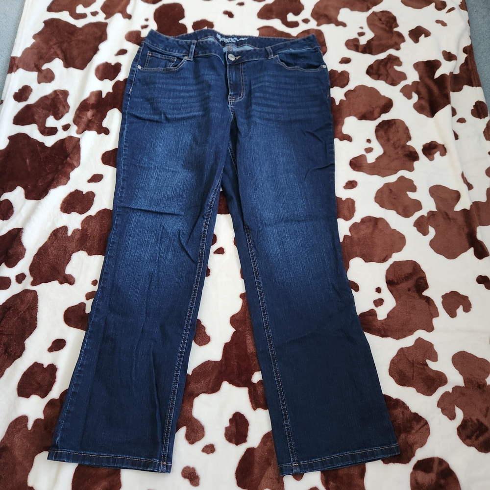 Maurices Dark Blue Boot Cut Jeans